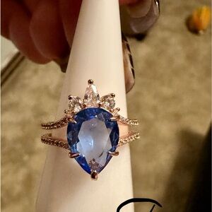 BP Elegant Blue Gemstone Ring